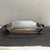 1930s Art Deco Wood and Greyhounds Etched Glass French Centerpiece For Sale - Image 11 of 14