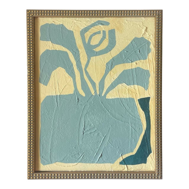 2026 "Rivelarsi" Contemporary Abstract Botanical Painting on Canvas by r.k. Red For Sale