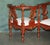 19th Century Carved Red and Gilt Tête-À-Tête Lovers Conversation Set For Sale - Image 10 of 18