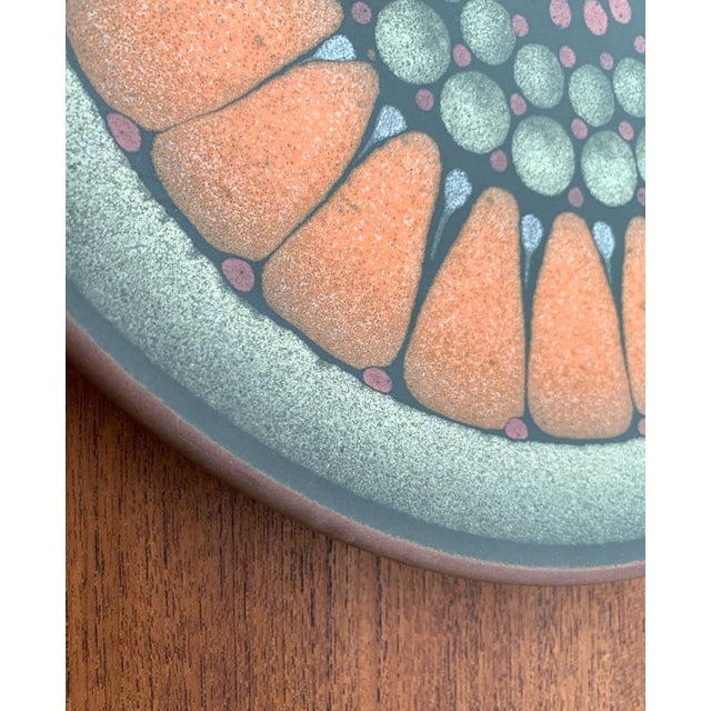 Vintage German Wall Plate in Ceramic from Keramik Manufaktur Kupfermühle, 1970s For Sale - Image 4 of 16