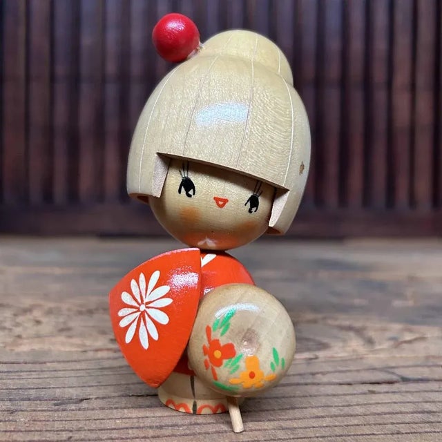 Vintage Kokeshi by Ishida Waichi, Japan, 1970s For Sale - Image 9 of 9