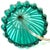 Mid 20th Century Archimede Seguso Murano Ribbed Emerald Green Glass Lamp Applied Crystal Collar For Sale - Image 15 of 16