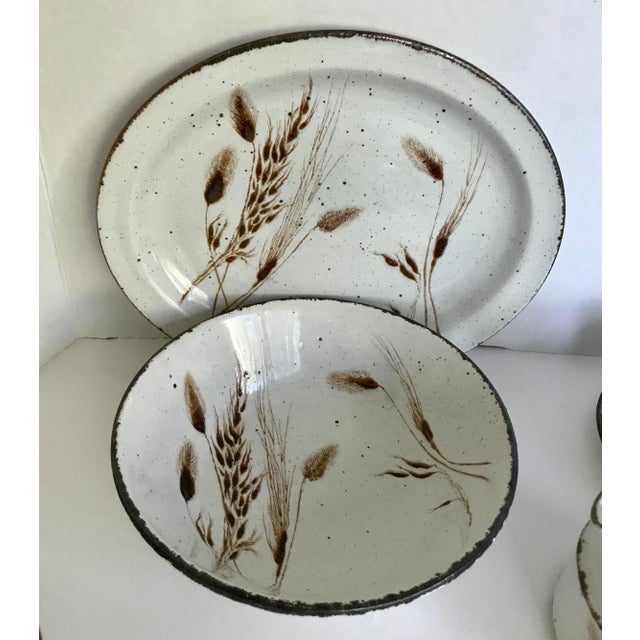 Ceramic 1960's Midwinter Stonehenge English Pottery Serving Set - 7 Pieces For Sale - Image 7 of 8