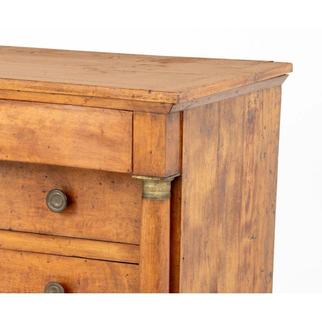 Wood French Empire Mahogany Chest of Drawers For Sale - Image 7 of 10