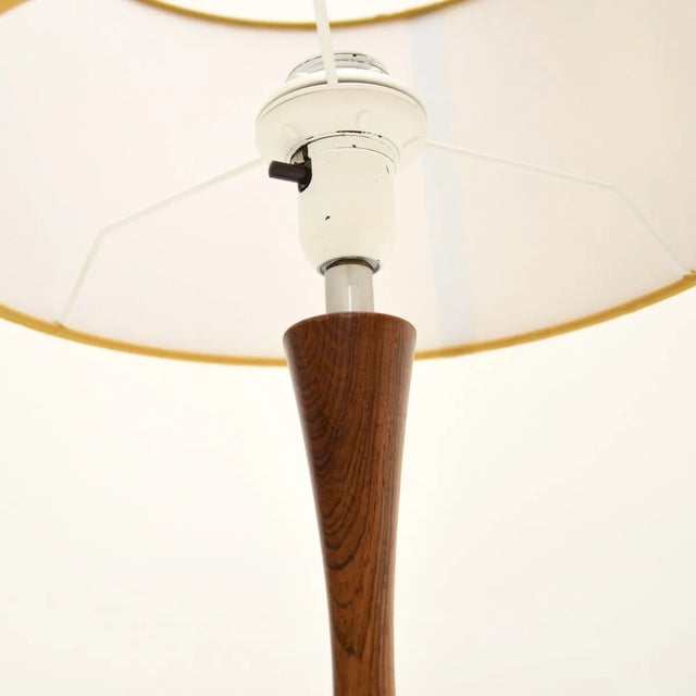 Brown Vintage Swedish Steel Table Lamps from Bergboms, 1960, Set of 2 For Sale - Image 8 of 10