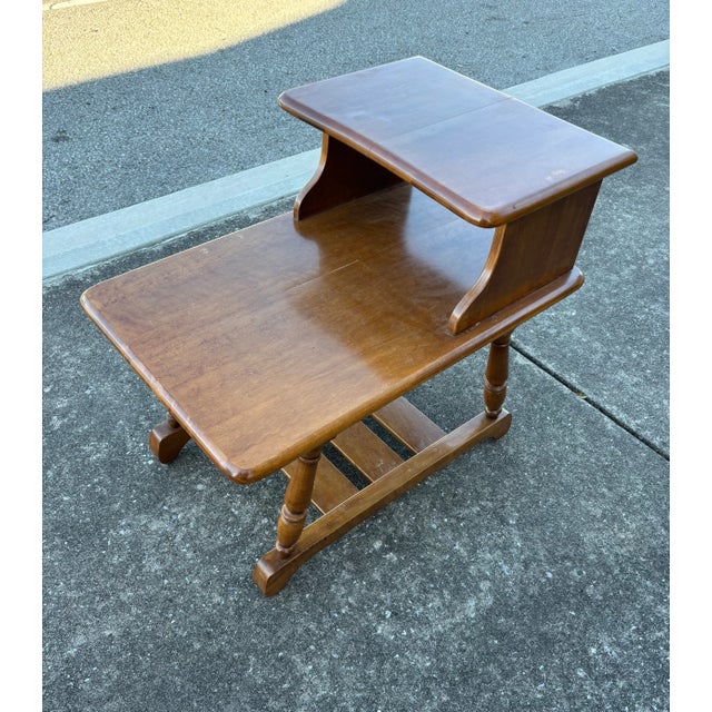 Mid-Century Modern 1950s Heywood-Wakefield Style Table For Sale - Image 3 of 4