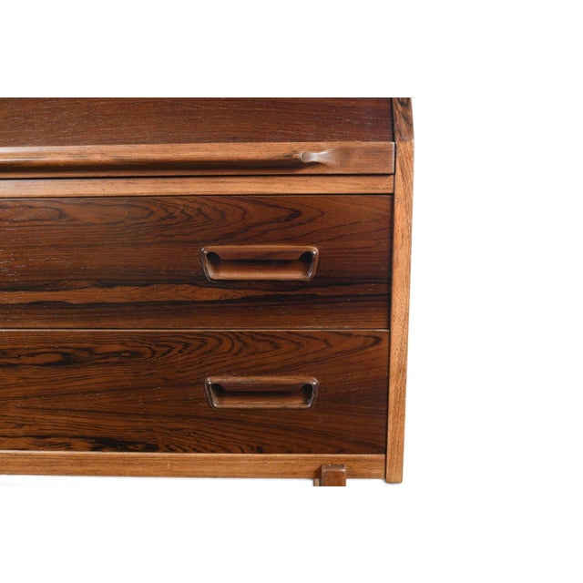 Brown Mid 20th Century Model 68 Rosewood Secretary Desk by Arne Wahl Iversen For Sale - Image 8 of 14