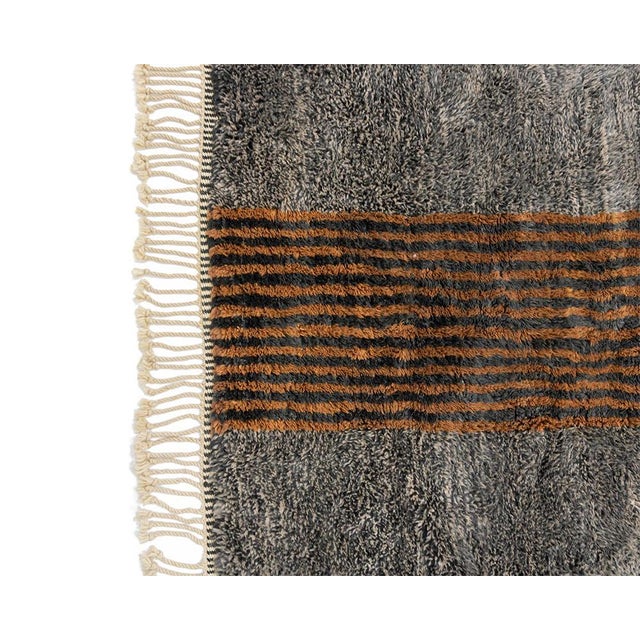 Textile Large Hand-Knotted Wool Premium Rug by Azele Studio For Sale - Image 7 of 12