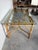 Wood Vintage Dal Vera Italian Rattan & Bamboo Rectangular Dining Table With Glass Top For Sale - Image 7 of 16