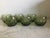 Mid 20th Century Vintage Green Small Glasses Set of 6 For Sale - Image 5 of 5