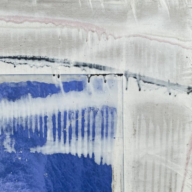 Original Winter Buffalo Abstract Mixed-Media Painting For Sale In Dallas - Image 6 of 8