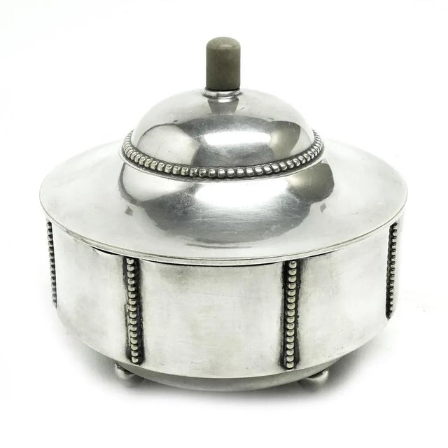 Austrian Art Deco Sugar Bowl from Herrmann, 1930s, in Very Good conditions. Designed 1920 to 1949 This piece has an...