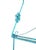 Antique Iron Mercantile Hanging Sign Frame in Turquoise For Sale In Chicago - Image 6 of 18