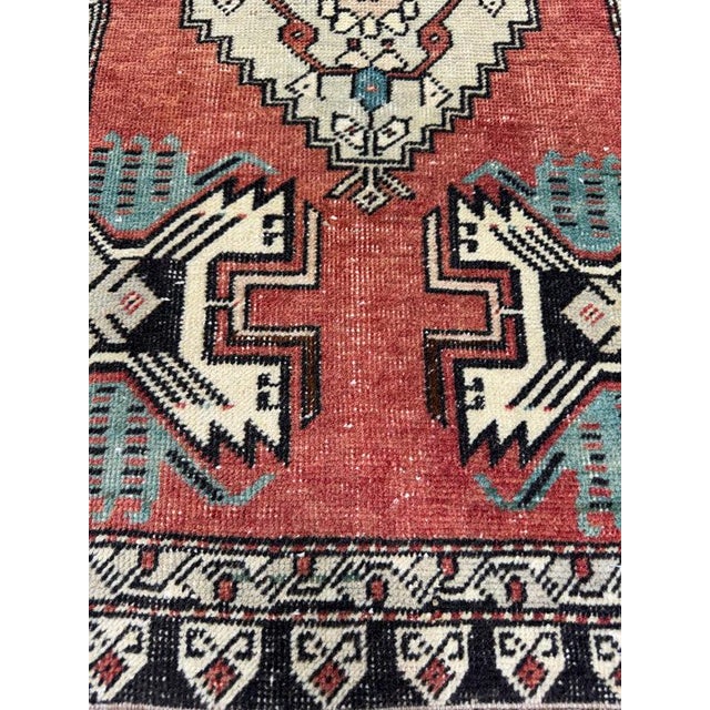 Contemporary Turkish Yastik Rug 1'7" x 3'3" For Sale - Image 3 of 5