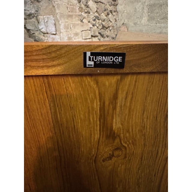 Wood Mid-Century Teak & Glazed Bookcase from Turnidge, 1960s For Sale - Image 7 of 18