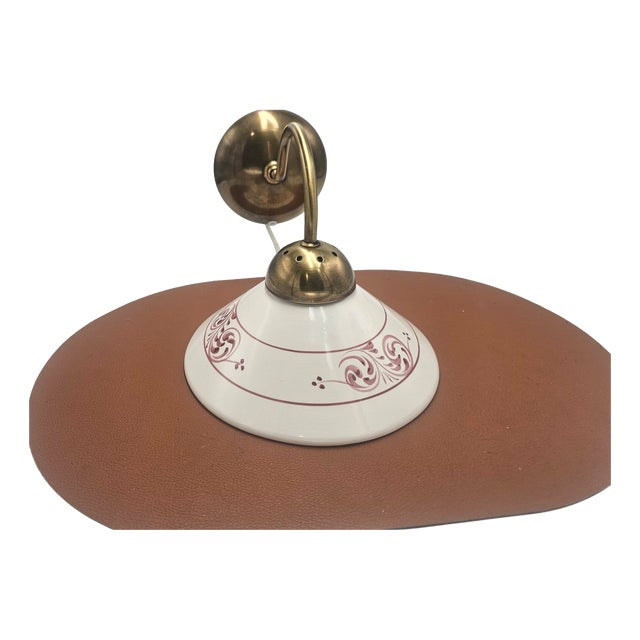 Vintage Brass Wall Lamp, 1970s For Sale