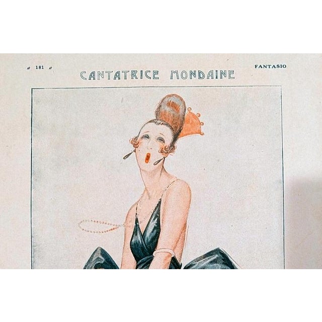 This is an original magazine print from 1913. NOT A REPRINT! Publication: Fantasio Issue: No. 181 -May 1, 1913,...