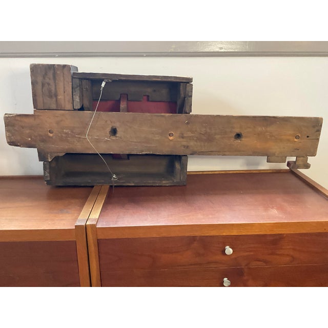 Red Antique Large Foundry Mold in Red For Sale - Image 8 of 18