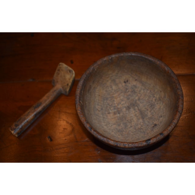 Traditional 8th or Early 19th Century Turned Burlwood Bowl For Sale - Image 3 of 3