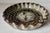 This wonderful handmade studio Art pottery baking dish features fluted edges with glazed Brown and Blue designs on a Gray...