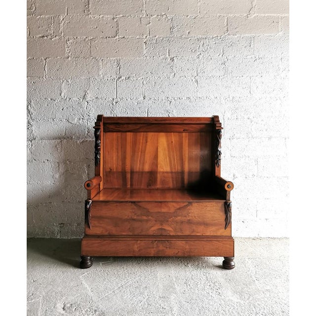 Antique Empire Style Bench, Belgium, 1890s For Sale - Image 13 of 13