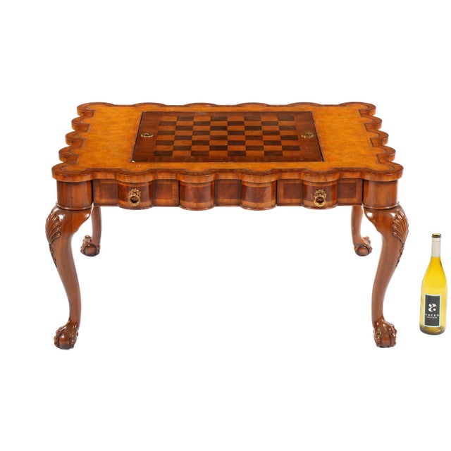 1970s Maitland Smith Chess Games Coffee Table For Sale - Image 4 of 7