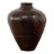 Mid-Century Vintage Brown Porcelain Chestnut Wine Jar For Sale