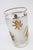 Vintage Libbey Cocktail Glasses Set, Frosted Glass with Gold Leaf For Sale - Image 16 of 18