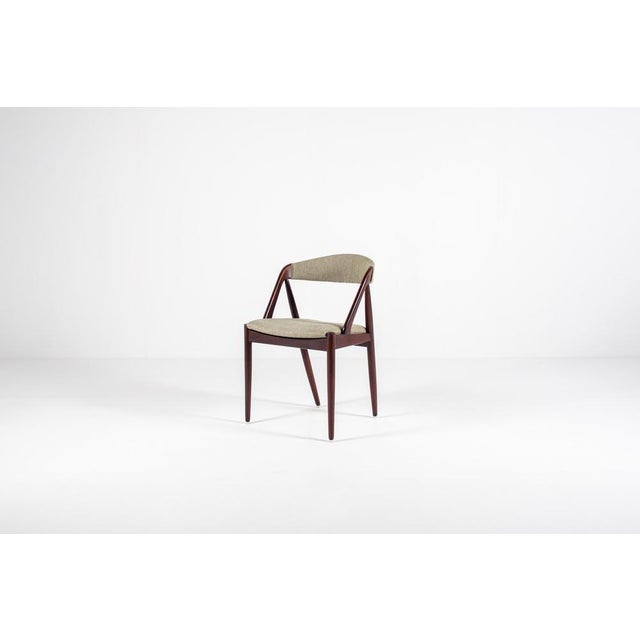 Mid-Century Modern Model 31 Dining Chairs in Teak by Kai Kristiansen, Denmark, 1960s, Set of 6 For Sale - Image 4 of 12