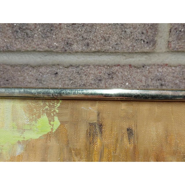 Metal Framed Signed "Impression of Autumn" Artwork by G. Cromer For Sale - Image 7 of 12