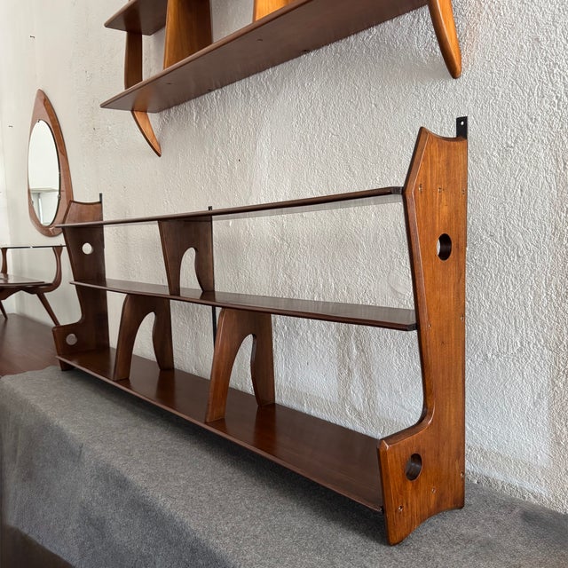 Vintage Organic Hanging Shelf, 1950s For Sale - Image 14 of 15