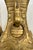 Gold 1940s James Mont Style Pair of Cast Brass Table Lamps For Sale - Image 8 of 11