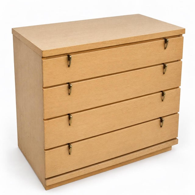 Mid-Century Modern Mid-Century Modern Cerused Mahogany Chests Att. Johnson Carper - Pair For Sale - Image 3 of 7