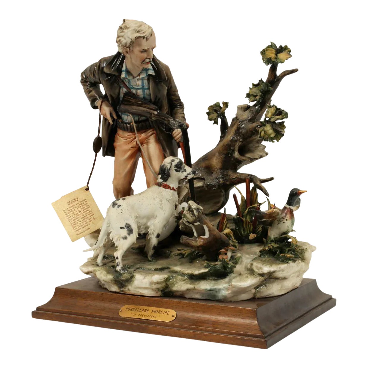 Capodimonte Porcellane Principe ( Il Cacciatore ) Hunter | Chairish