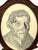 Mid-Century Modern Mid Century Charcoal Portrait by Kenneth Goss c.1966 For Sale - Image 3 of 12