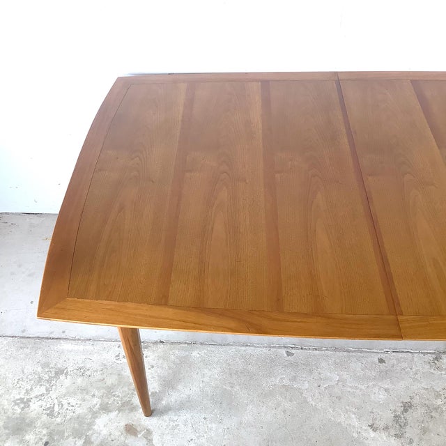 Tomlinson Vintage Tomlinson Mid-Century Extension Dining Table With Two Leaves, Sophisticate Line, 1960s For Sale - Image 4 of 18