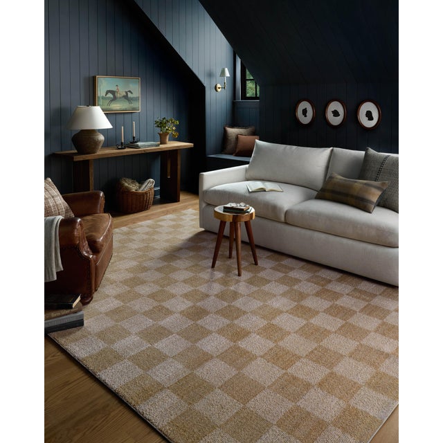 The Calvin Collection by Chris Loves Julia x Loloi is a geometric area rug with tile-inspired patterns for contemporary...
