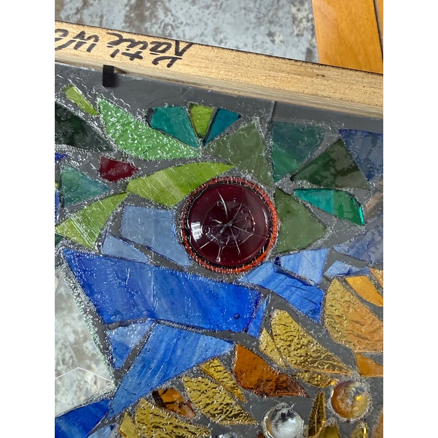 Katie Wolf Stained Glass Mosaic For Sale - Image 12 of 12