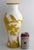 Antique 14” Chinese Imperial Yellow Peking Glass Vase, Hand Carved, C1910 For Sale - Image 11 of 13