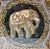 Vintage Framed Hand-Embroidered Elephant Kalaga For Sale - Image 4 of 8