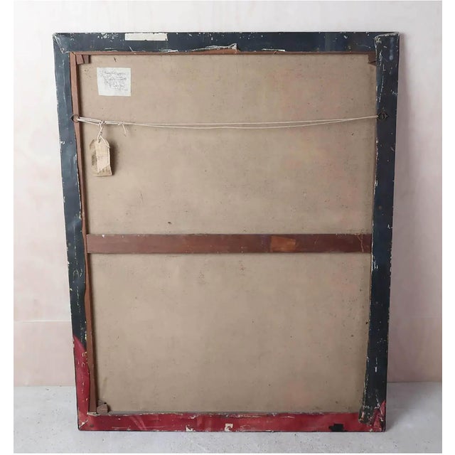 English Artist, Surrealist Composition, 1960, Oil on Canvas For Sale - Image 8 of 10