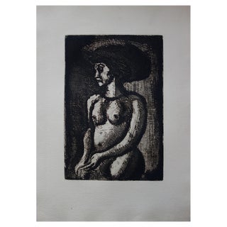 Georges Rouault, Portrait of an African Woman, 1928, Original Etching For Sale