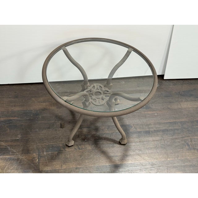 Terra Furniture Renaissance Outdoor Side Table For Sale - Image 10 of 12