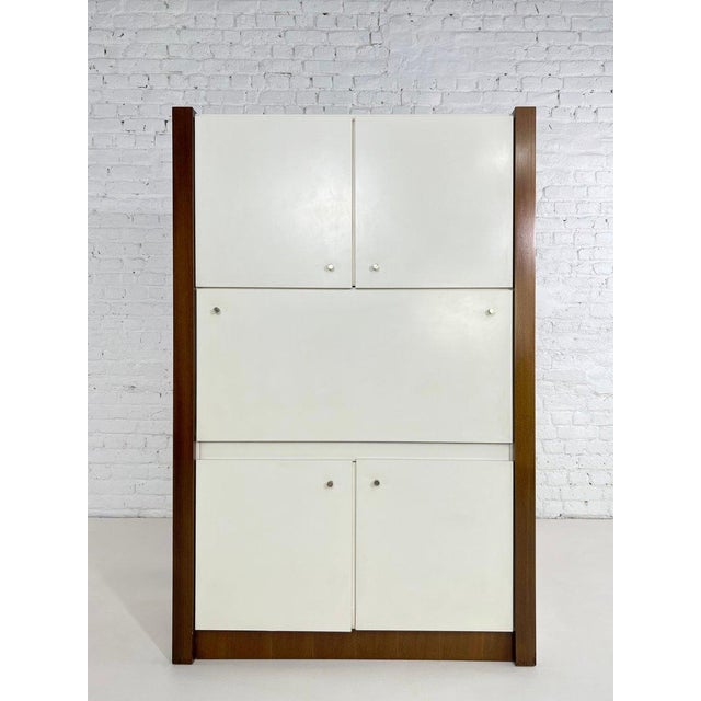 Wood Bar Cabinet with Secretary from Musterring International, 1970s For Sale - Image 7 of 9