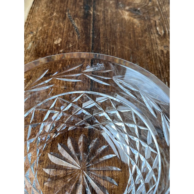 Glass Late 20th Century Waterford Crystal Glandore Pattern Bowl 5" For Sale - Image 7 of 7