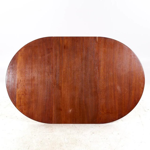 Moreddi Style Mid Century Danish Teak Expanding Dining Table With 1 Leaf For Sale - Image 10 of 10