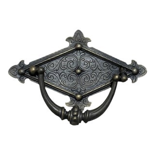 Vintage Gothic Style Metal Drawer Pull Handle For Sale