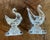 Antique 19th Century American Flint Glass Swan Form Open Salt Cellars With Lemon Squeeze Bases - A Pair For Sale In New York - Image 6 of 14