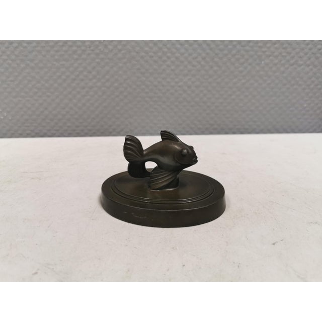 1920s Letterweight in Bronze by Just Andersen, 1920s For Sale - Image 5 of 9