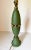 Metal 1950’s Mid-Century Modern Green and Gold Atomic Ceramic Lamp For Sale - Image 7 of 10